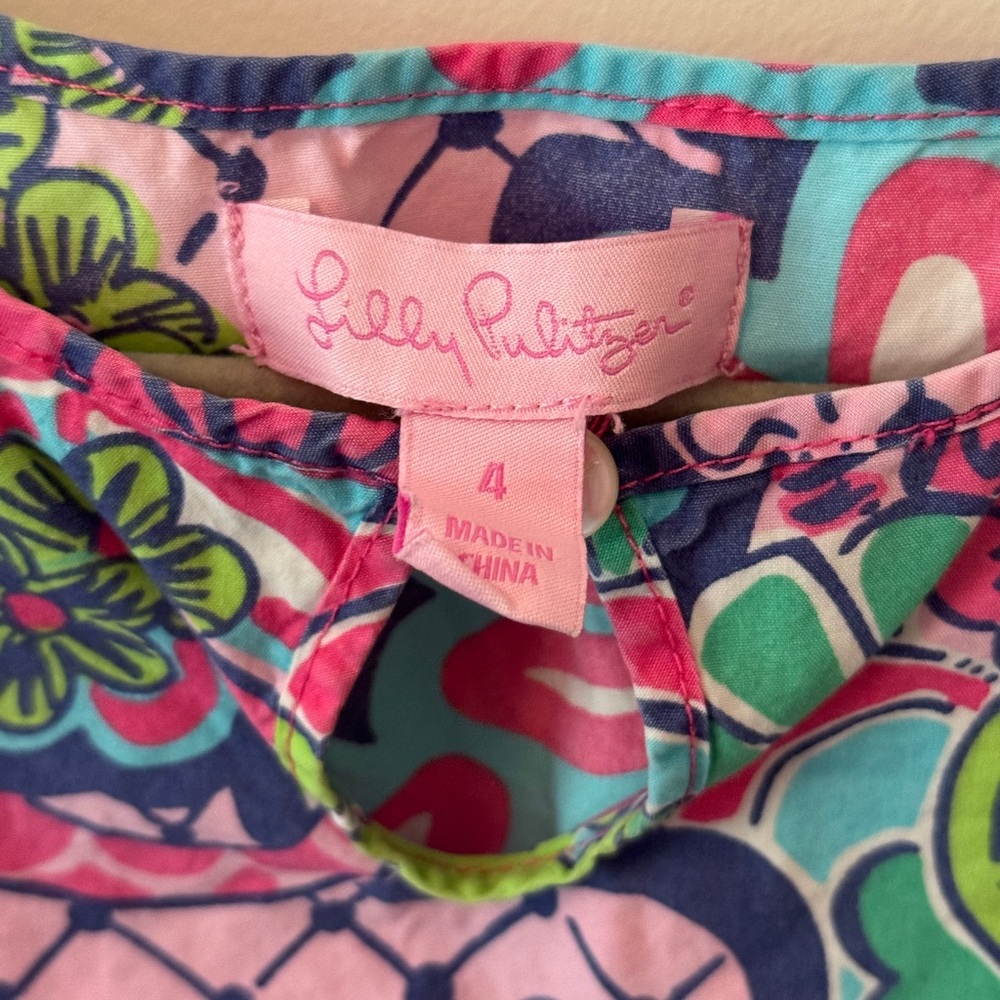 Lilly Pulitzer - Toddler Girls 4T Blouse - Picture 3 of 4